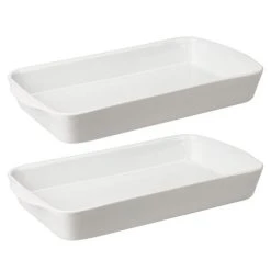 Pillivuyt - Rectangular Roasting Dish Set 2pce