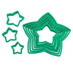 Avanti - Star Christmas Tree Cookie Cutter Set 10pce