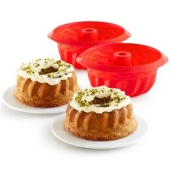 Lekue - Mini Red Savarin Set 2pce