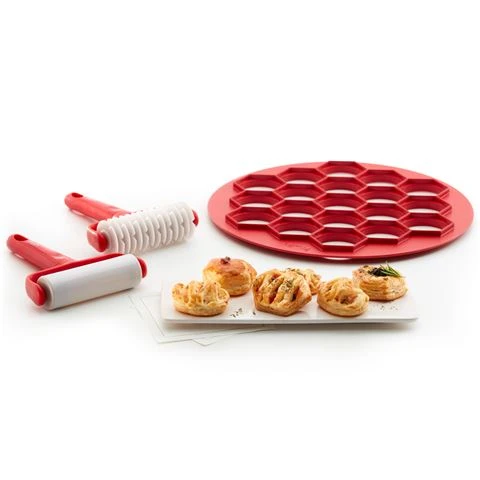 Lekue - Mini Pie Kit Red 3 Lekue - Mini Pie Kit Red