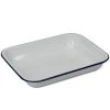 Falcon - Enamel Bake Dish White & Blue