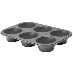 Pyrex - Platinum Texas Muffin Pan 6 Cup