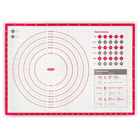 OXO - Silicone Pastry Mat 3 OXO - Silicone Pastry Mat