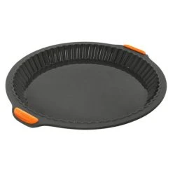 Bakemaster - Silicone Round Quiche/Pie Pan 26x3cm