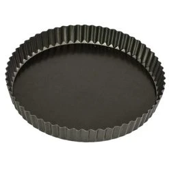 Bakemaster - Loose Base Round Flan/Quiche Pan 25cm