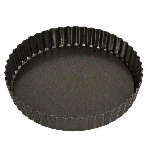 Bakemaster - Loose Base Round Flan/Quiche Pan 20cm 3 Bakemaster - Loose Base Round Flan/Quiche Pan 20cm