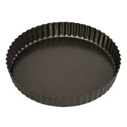 Bakemaster - Loose Base Round Flan/Quiche Pan 23cm