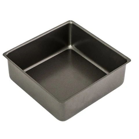 Bakemaster - Loose Base Square Deep Cake Pan 23cm 3 Bakemaster - Loose Base Square Deep Cake Pan 23cm