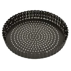 Bakemaster - Perfect Crust Loose Base Quiche Pan 25cm
