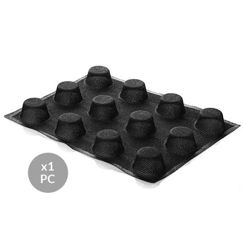 Silikomart - Air Plus 13 Silicone Mould N.12 Round Black 3 Silikomart - Air Plus 13 Silicone Mould N.12 Round Black