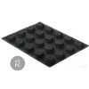 Silikomart - Air Plus 16 Silicone Mould N.20 Round Black -Mason Cash Shop 591088 Large