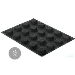 Silikomart - Air Plus 16 Silicone Mould N.20 Round Black