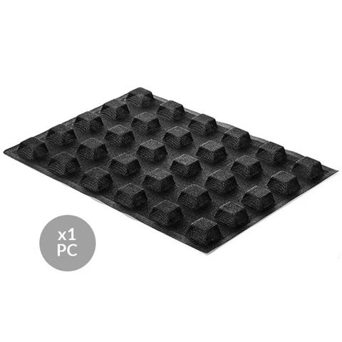 Silikomart - Air Plus 20 Silicone Mould N.30 Square Black 3 Silikomart - Air Plus 20 Silicone Mould N.30 Square Black