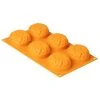 Silikomart - Sunflower Silicone Mould 6 Cup Orange