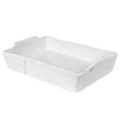 Robert Gordon - Feast Rectangular Granite Baker White 33cm