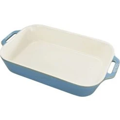 Staub - Gratin Dish Ancient Turquoise 34x24cm