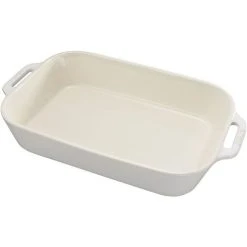 Staub - Gratin Dish Ivory 34x24cm