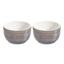 Staub - Ancient Grey Ramekin 8cm Set 2pce