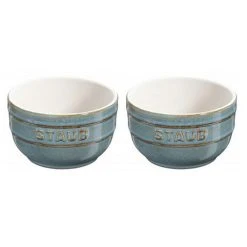 Staub - Ancient Turquoise Ramekin 8cm Set 2pce