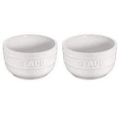 Staub - White Ramekin Set 2pce 8cm