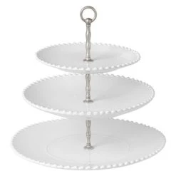 Costa Nova - Pearl White Centerpiece