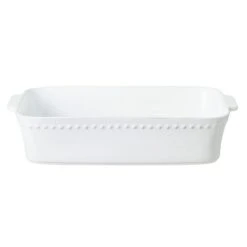 Costa Nova - Pearl White Rectangular Baker Large