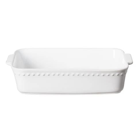 Costa Nova - Pearl White Rectangular Baker Medium 33cm 3 Costa Nova - Pearl White Rectangular Baker Medium 33cm