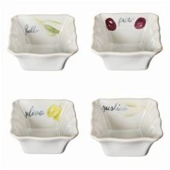 Casafina - Olivia White Ramekin Set 4pce
