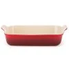 Le Creuset - Heritage Rectangular Dish Cerise Red 32cm -Mason Cash Shop 683488 Large