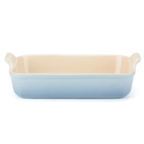 Le Creuset - Heritage Rectangular Dish Coastal Blue 32cm 3 Le Creuset - Heritage Rectangular Dish Coastal Blue 32cm