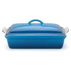 Le Creuset - Heritage Covered Rectangle Dish Marseille Blue