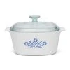 CorningWare - Casserole Dish W/Lid Blue Cornflower 3L 1 CorningWare - Casserole Dish W/Lid Blue Cornflower 3L -Mason Cash Shop 686019 Large