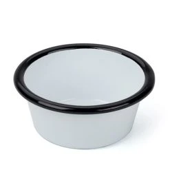 Falcon - Enamel Mini Ramekin White & Black 8cm