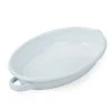 Falcon - Enamel Oval Pie Dish With Handle 18cm White 2 Falcon - Enamel Oval Pie Dish With Handle 18cm White -Mason Cash Shop 880020 Large
